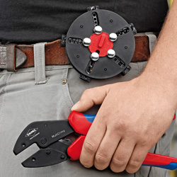 MultiCrimp - Crimping Pliers with changer magazine